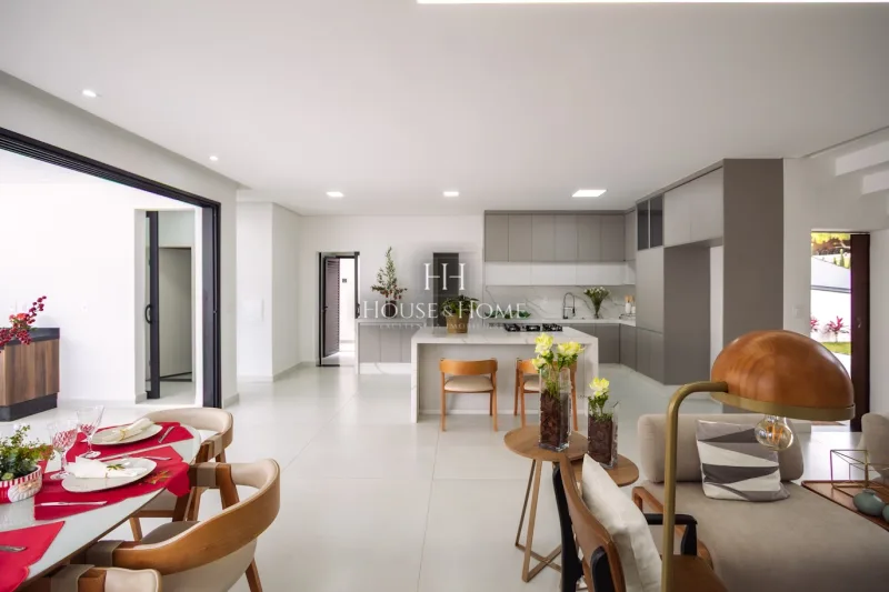 Casa Sobrado 3 suites - 328m² cond. Helvetia Park à venda em Indaiatuba/SP