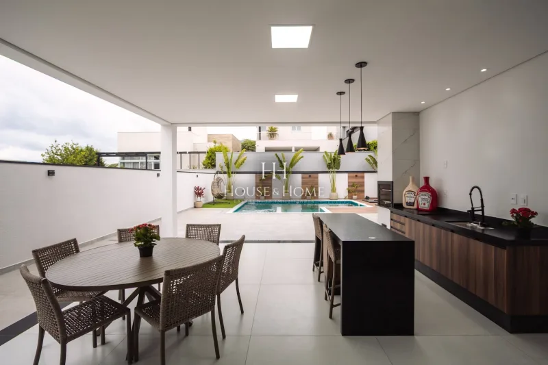 Casa Sobrado 3 suites - 328m² cond. Helvetia Park à venda em Indaiatuba/SP