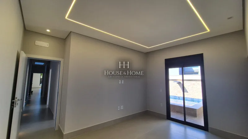 Casa Nova à venda com 3 suites - 199m - Cond. Piemonte em Indaiatuba/SP