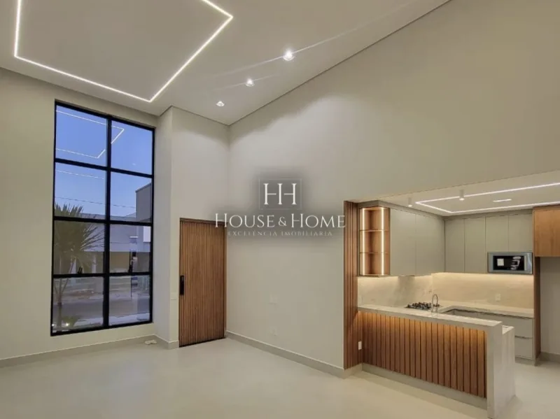 Casa Nova à venda com 3 suites - 199m - Cond. Piemonte em Indaiatuba/SP