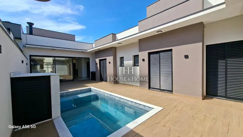 Casa Nova com 3 suítes, no bairro Condomínio Evidências, em Indaiatuba/SP.