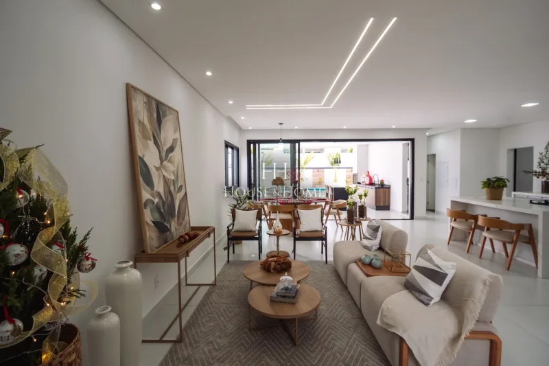 Casa Sobrado 3 suites - 328m² cond. Helvetia Park à venda em Indaiatuba/SP