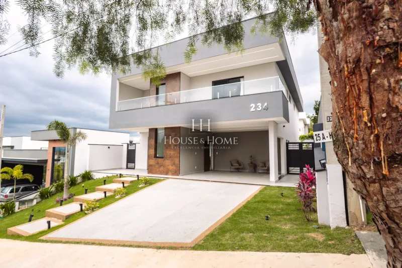 Casa Sobrado 3 suites - 328m² cond. Helvetia Park à venda em Indaiatuba/SP