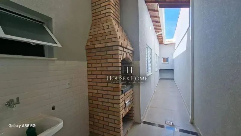 Casa Nova á Venda, 3 quartos, no bairro Jardim. Pau Preto , em Indaiatuba/SP.