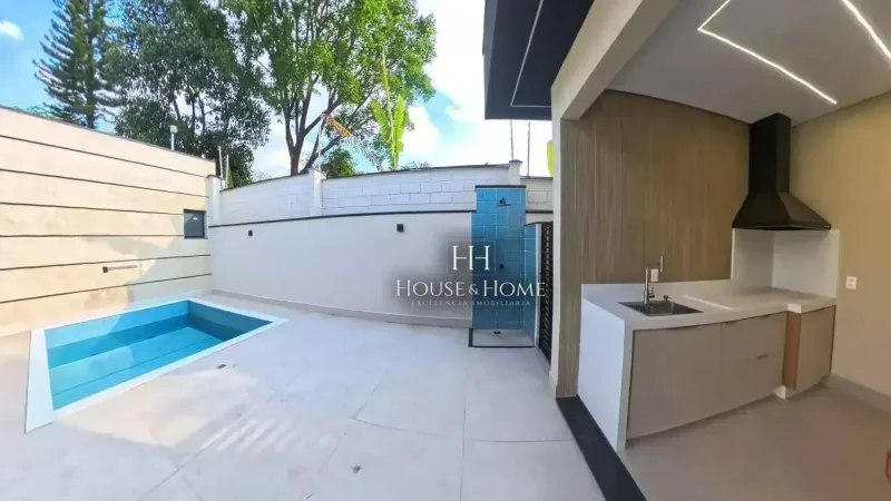 Casa á venda - 3 quartos, sendo 3 suítes - Residencial Milano - Indaiatuba-SP
