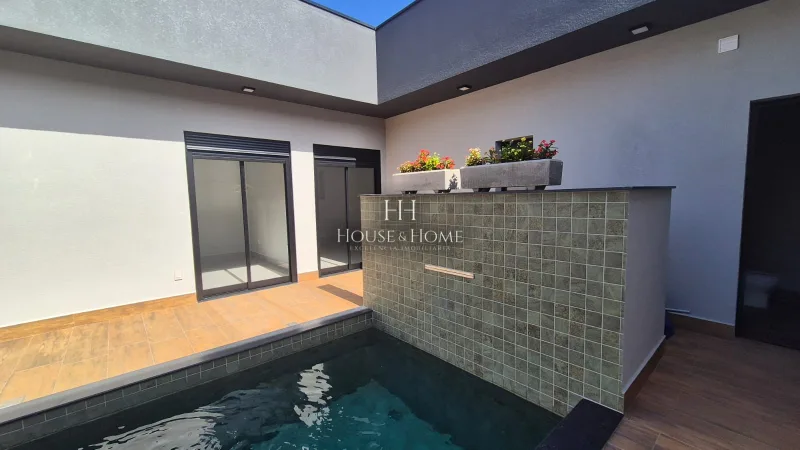 Casa Térrea Nova  com 3 suites 200m² Cond. Evidencias em Indaiatuba/SP