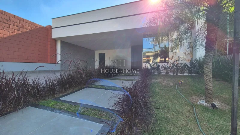 Casa Nova venda com 3 suites 230m² - Cond Gran Reserve em Indaiatuba/SP