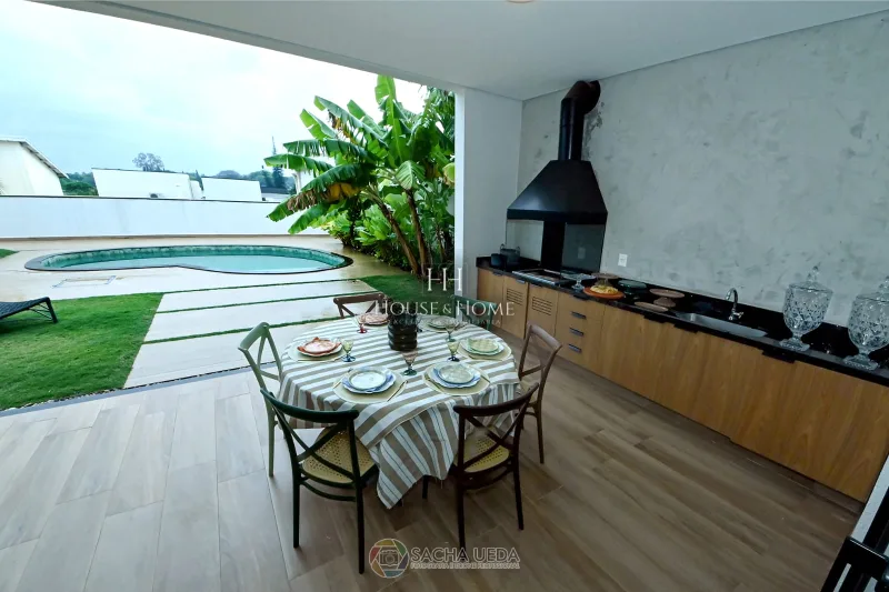 Casa sobrado à venda 4 suites + Escritório Cond. Helvetia Park em Indaiatuba/SP