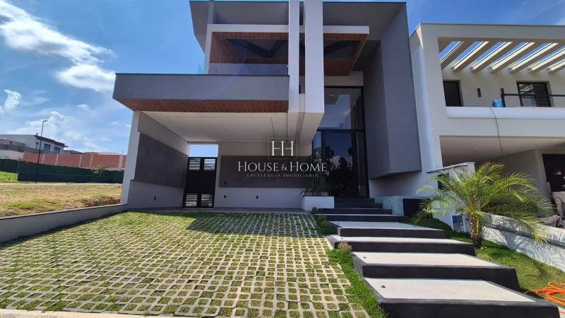 Casa Sobrado à venda com 4 suites - 324m² - Condominio Sapezal - Indaiatuba - SP