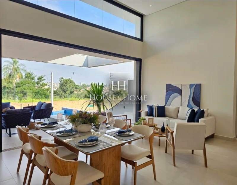 Casa à venda 244m² - 3 suites/ 4. reversivel, piscina cond. Gran Reserve em Indaiatuba/SP